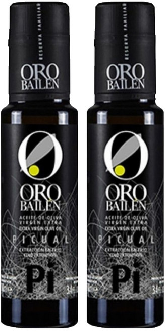 오로바일렌 피쿠알 엑스트라버진 올리브오일, 100ml, 2개