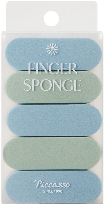 피카소 핑거 스펀지 5종 세트, 1세트