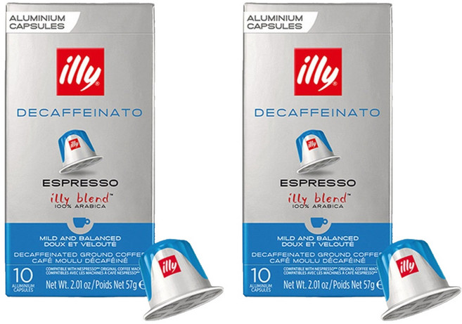 일리 디카페이나토 에스프레소 그라운드 캡슐커피, 5.7g, 10개입, 2개