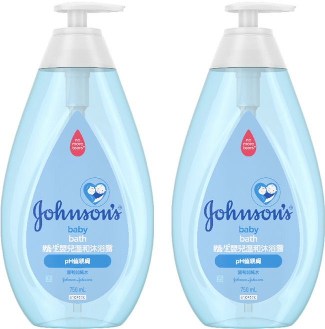 Johnson's 嬌生 嬰兒溫和沐浴露, 750ml, 2瓶
