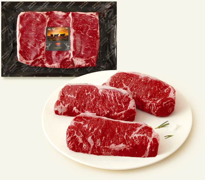 미국산 프라임 채끝 스테이크용 (냉장), 1kg, 1개