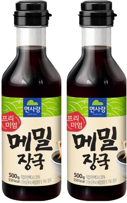 면사랑 프리미엄 메밀장국, 500g, 2개
