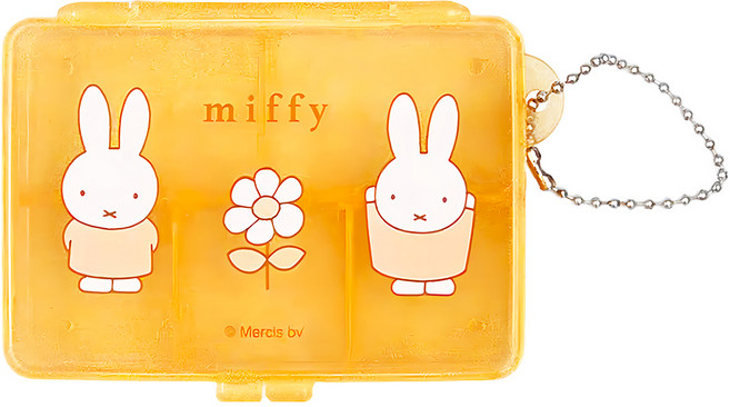 Skater MIFFY 藥盒 10.5 x 7.4 x 2.2cm, 1組