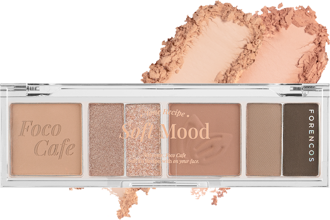 포렌코즈 소프트 무드 아이 팔레트, 03 넛츠라떼, 1개