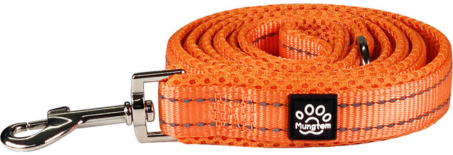 멍템 메쉬 리드줄, 오렌지, 1개