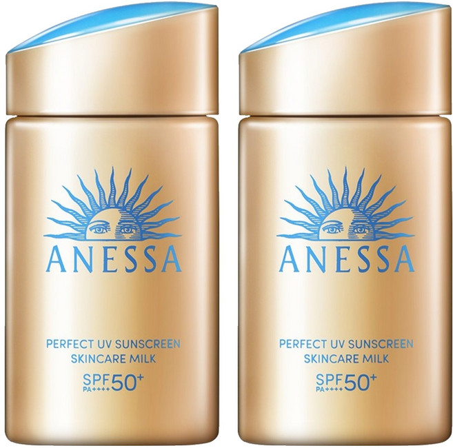 ANESSA 安耐曬 台灣公司貨 金鑽高效防曬露NA 5X版, 2瓶, 60ml