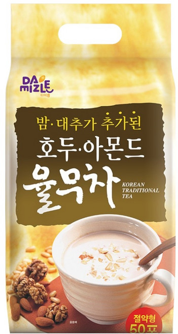다미즐 호두아몬드 율무차, 20g, 50개입, 1개