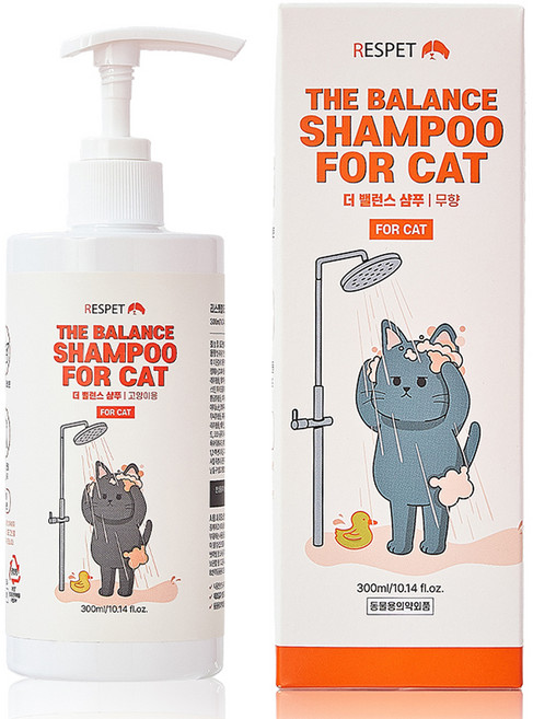리스펫랩 더 밸런스 샴푸 포 캣, 300ml, 1개