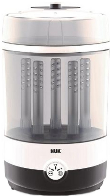 NUK 二合一蒸氣烘乾消毒鍋組 360°柱狀氣旋消毒烘乾 全面淨化無死角, 1個, 40.251.911