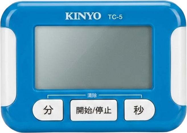 Kinyo 電子式正倒數計時器, TC-5 藍, 1個