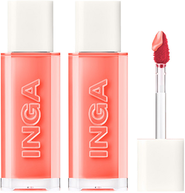INGA Cosmetics 水光唇釉, 迷霧, 4.5g, 2個