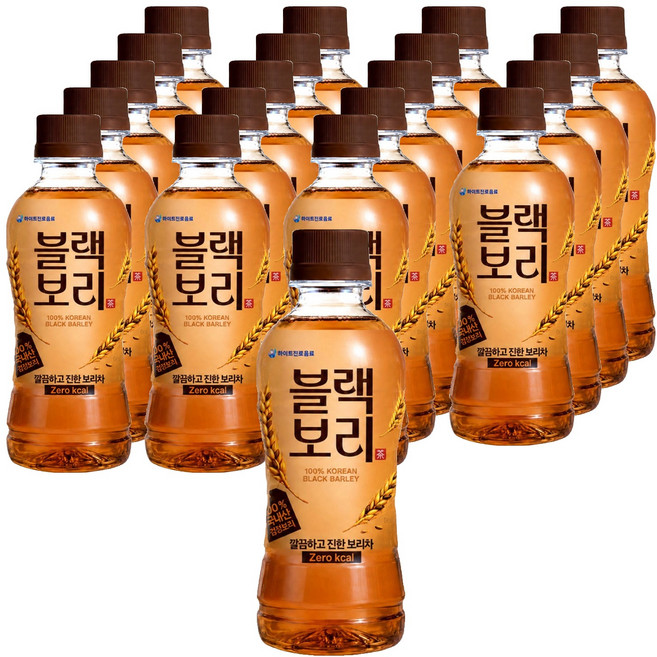 하이트진로 블랙보리 음료, 340ml, 20개