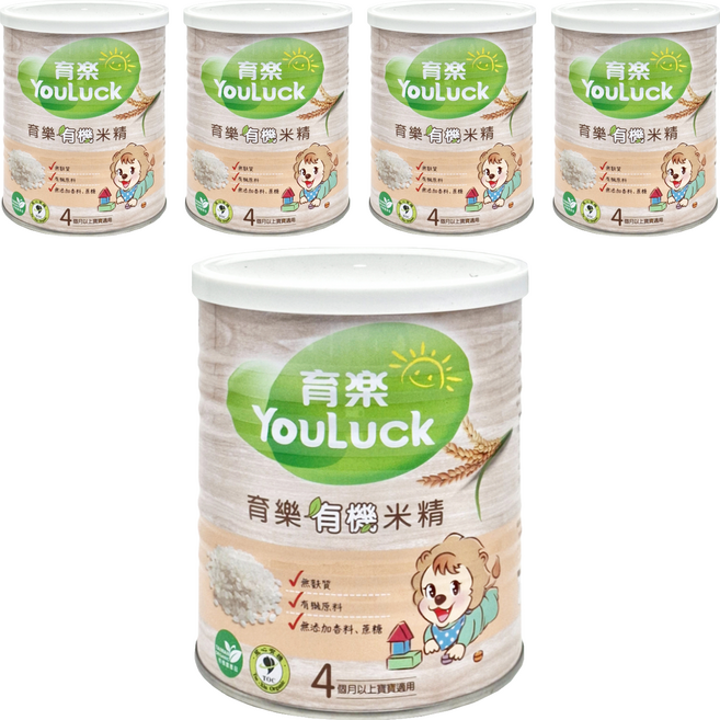YouLuck 育樂 米精, 250g, 5罐