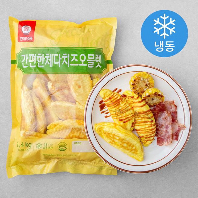 천일식품 간편한 체다치즈 오믈렛 (냉동), 70g, 20개입, 1개