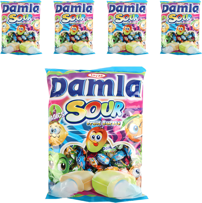 담라 사워 소프트캔디, 1kg, 5개