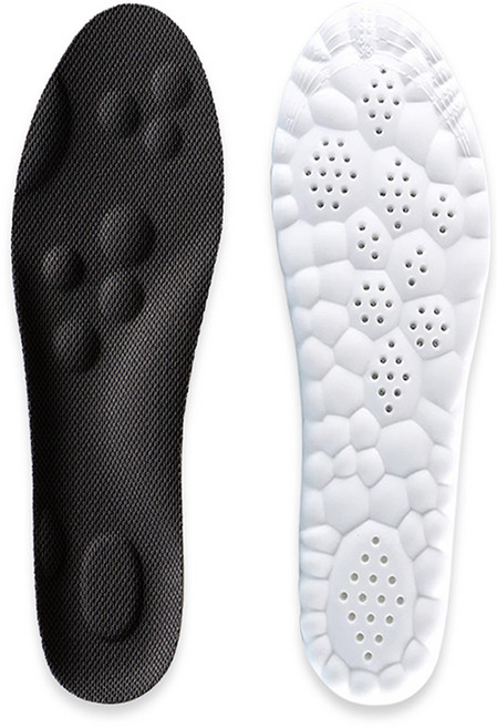 무식이네 발편한 구름 에어홀 인솔 신발 깔창 블랙, 1개