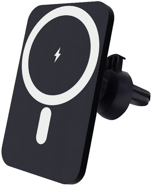 모잇 맥세이프 호환 강력 마그네틱 차량용 무선 충전 거치대 고속 충전 케이블 포함, 블랙, DI-WCP22-05