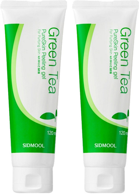 시드물 녹차 퓨어스킨 필링 젤, 120ml, 2개