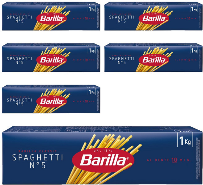 바릴라 스파게티, 1kg, 6개