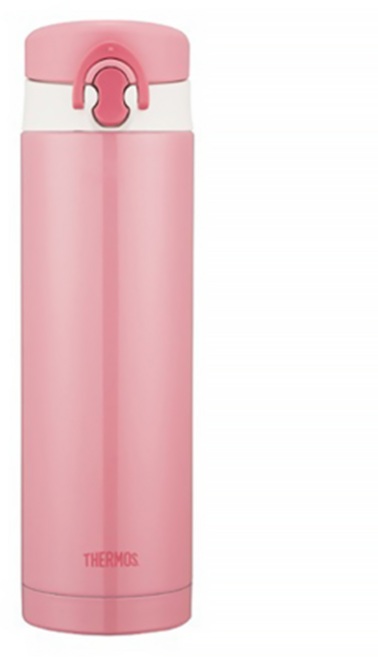 THERMOS 膳魔師 不鏽鋼真空保溫瓶 - 500ml 型號 JNF-500-PCH SUS304不鏽鋼, 粉桃歐蕾, 1個