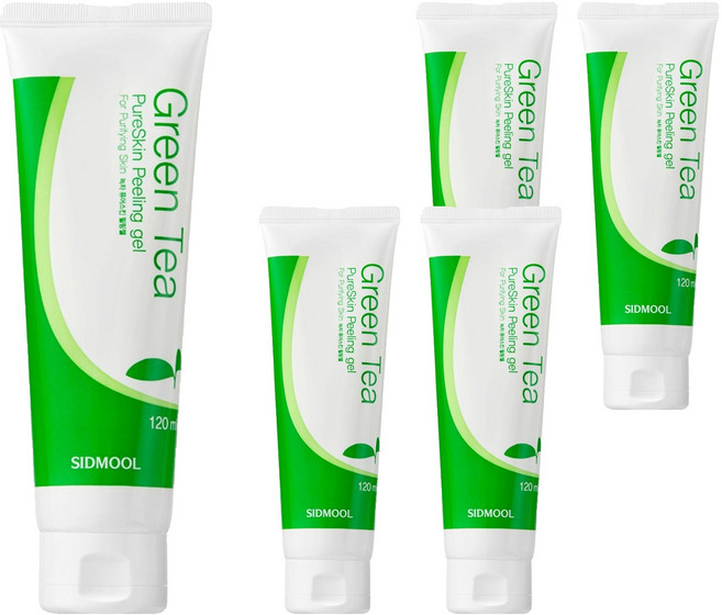 시드물 녹차 퓨어스킨 필링 젤, 120ml, 5개