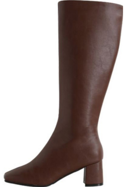 단골언니 여성용 심플 베이직 가죽 롱부츠 바빌론 5.5cm