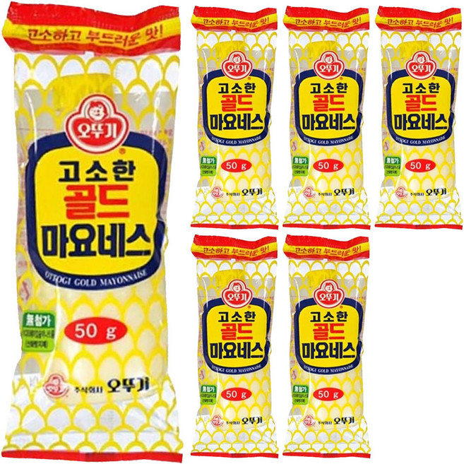 오뚜기 고소한 골드 마요네스, 50g, 6개