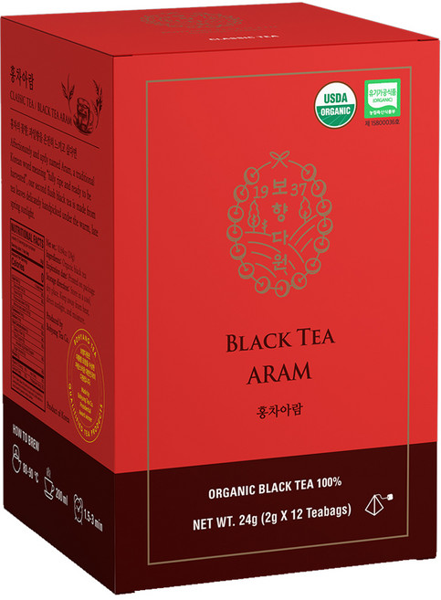 보향 유기농 홍차아람, 2g, 12개입, 1개