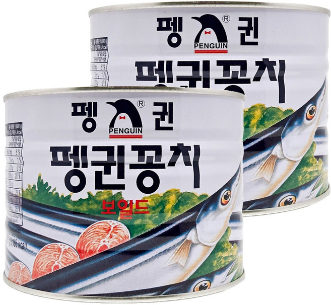 펭귄 꽁치보일드, 1.88kg, 2개