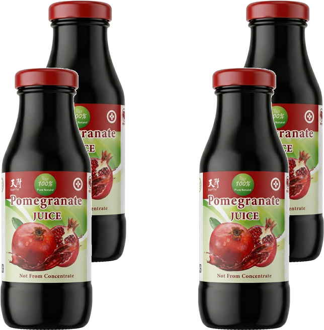 Royal Chef 天廚 100%天然石榴汁, 200ml, 4瓶