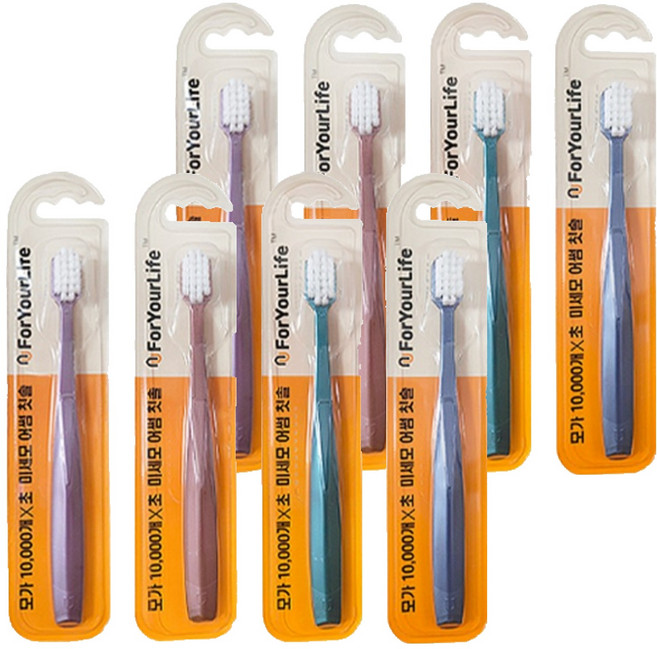 일상나눔 포유어라이프 초 미세모 어썸 칫솔 4종 세트, 4개입, 2세트