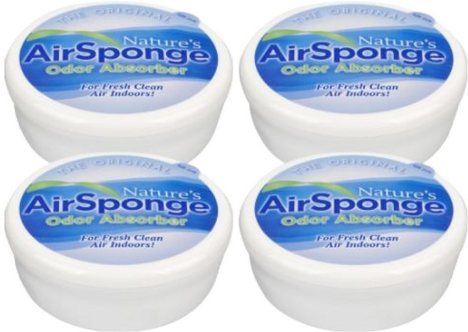 네이처스에어스펀지 실내 탈취제 스티커형 본품, 227g, 4개