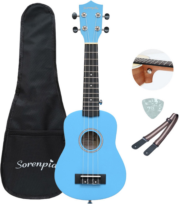 소렌피아 입문용 연습용 우쿨렐레 SP-70 블루, 1개, 소프라노