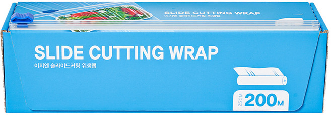 EZn이지엔 슬라이드커팅 위생랩, 200m, 1세트