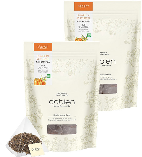 다비앙 유기농 호박 루이보스티, 1.5g, 20개입, 2개