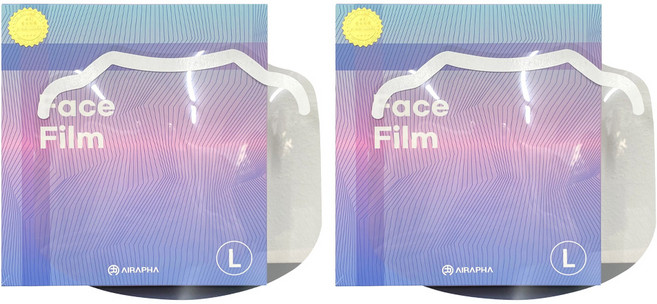 에어라파 페이스 필름 L 20.5 x 18.7 cm 100p, 2개