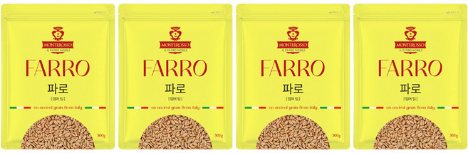 초원한방플러스 파로 엠머 밀, 4개, 300g