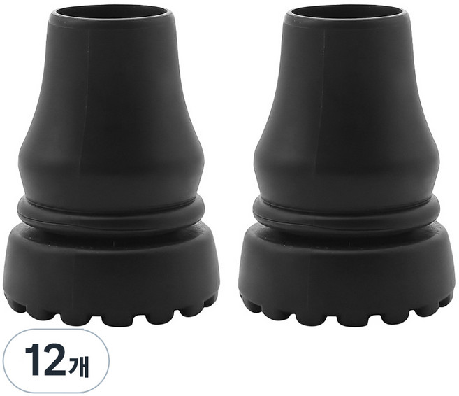 Dr.펠리스제이 지팡이 고무 패킹 리필 20mm, 블랙, 12개