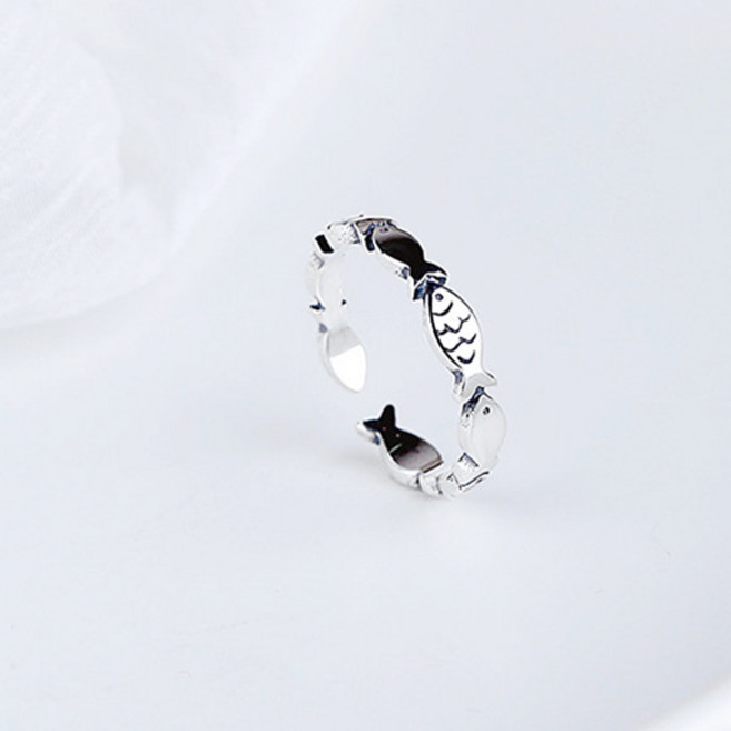 비아워게스트 BeOurGuest 여성용 물고기 소원 반지