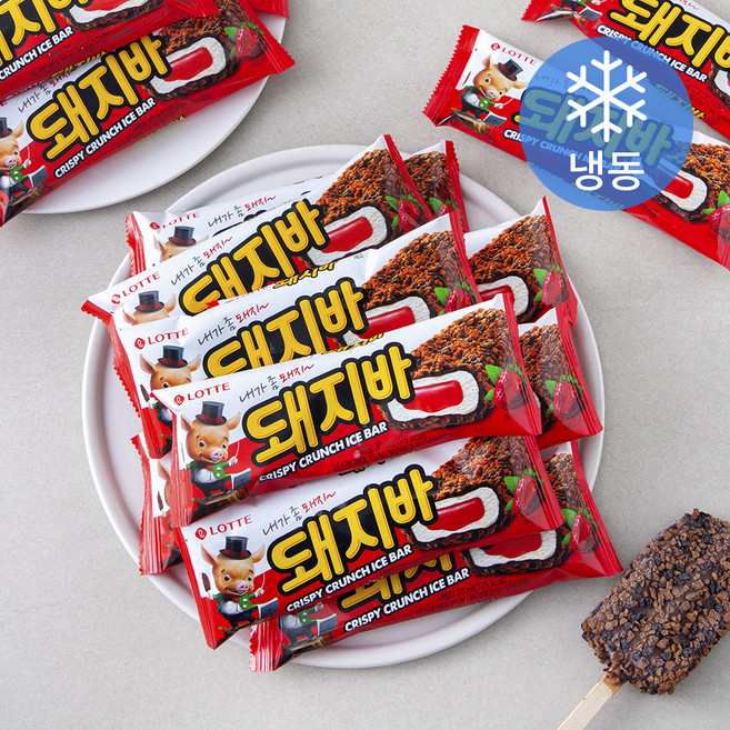 롯데웰푸드 돼지바 (냉동), 70ml, 1개입, 40개