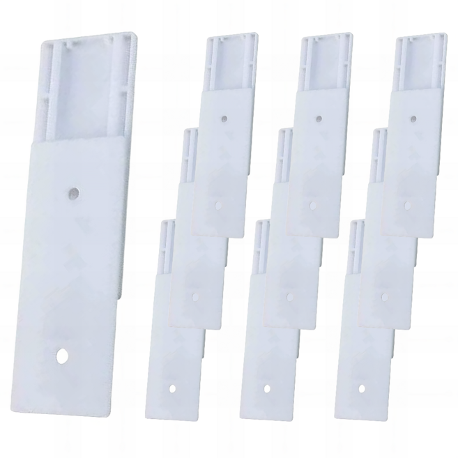 리빙홈디테일 멀티탭 리모컨 정리 브라켓 LHD-055, 화이트, 10개