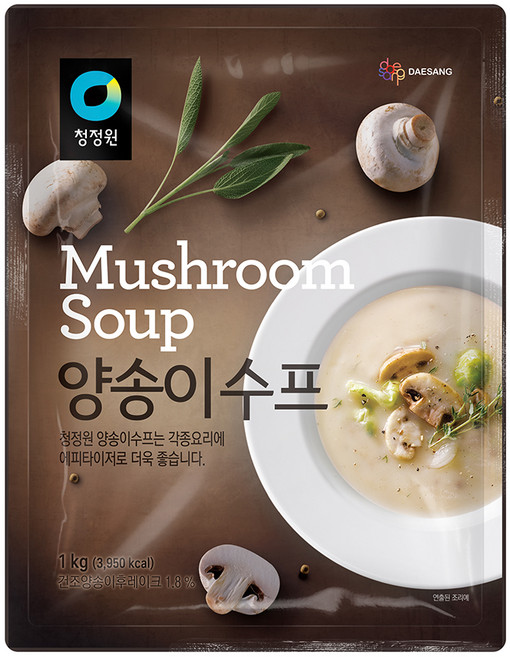 청정원 양송이수프, 1kg, 1개