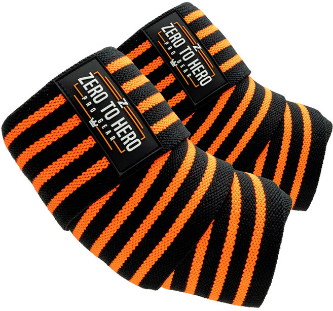 제로투히어로 히어로 헬스 팔꿈치보호대 양쪽 세트 Type1, 1세트, ORANGE