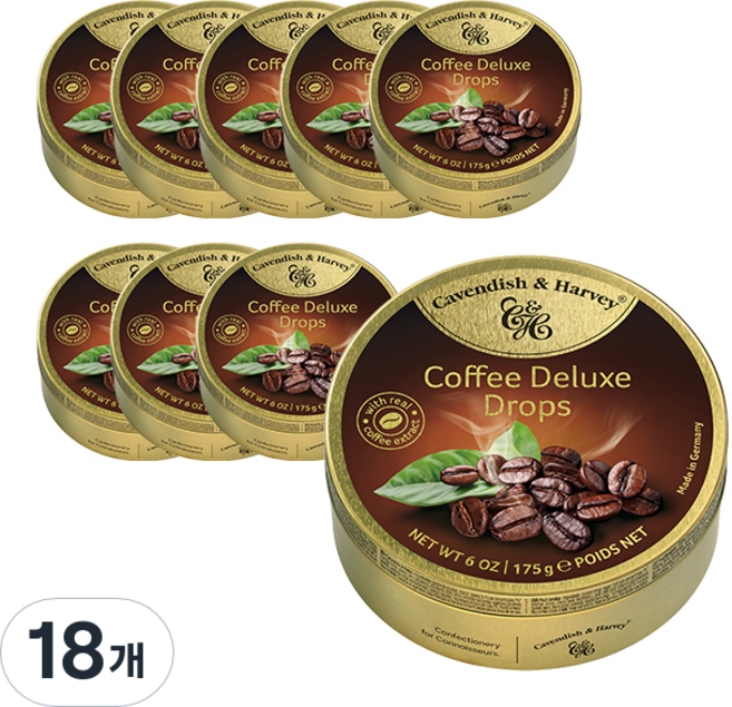 캐빈디쉬앤하비 커피맛 캔디, 18개, 175g