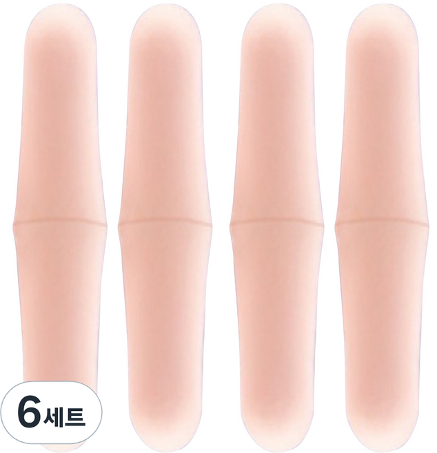 누비나 수면용 소음방지 방음 귀마개 8p 세트 아이보리 중, 6세트