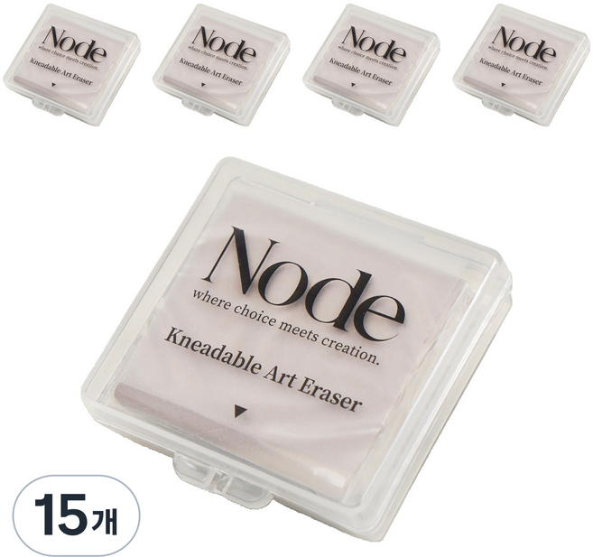 쉴드 노드 니더블 지우개, 베이지, 15개