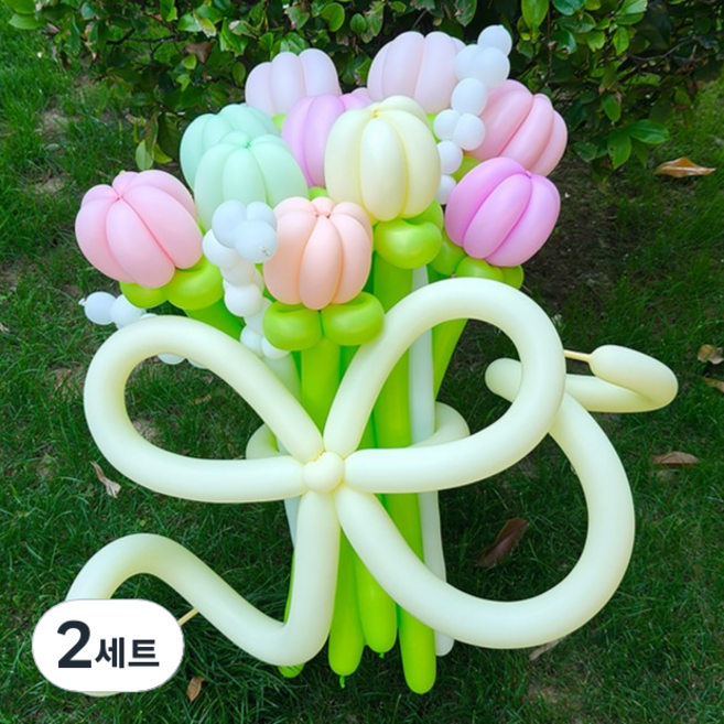 P&B UNITY If 魔術氣球花束套組, 2套, 01粉彩鬱金香花園