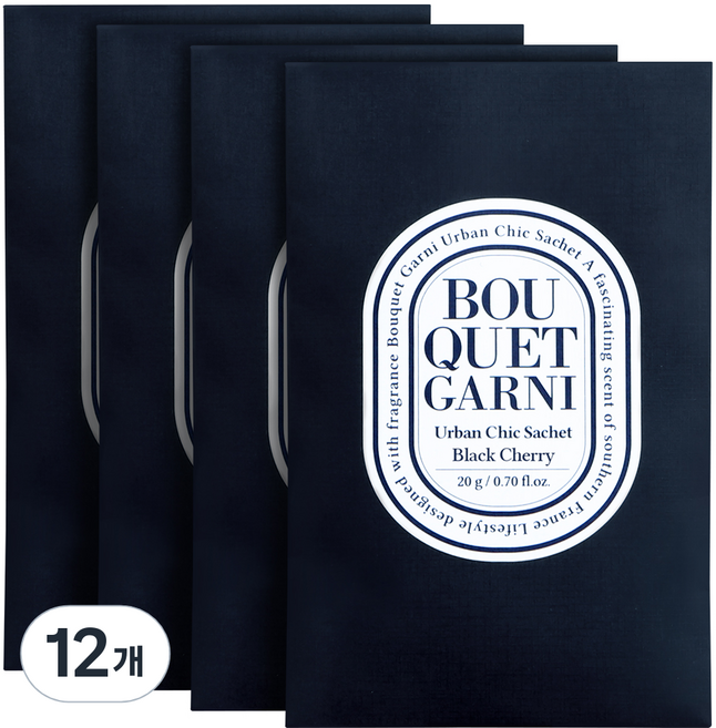 부케가르니 어반시크 샤쉐, 20g, 12개, 블랙체리
