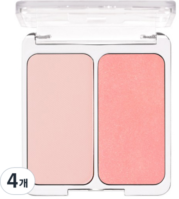 투에이엔 듀얼치크 블러셔, 11쥬시피치, 4개