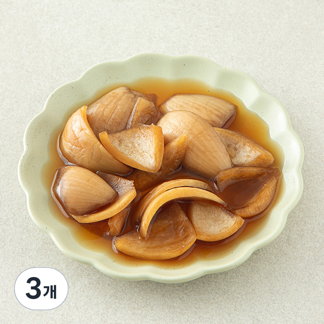 명심정 양파 장아찌, 200g, 3개